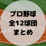 【2021年最新版】プロ野球チームまとめ – 全12球団の特徴が5分でわかる!